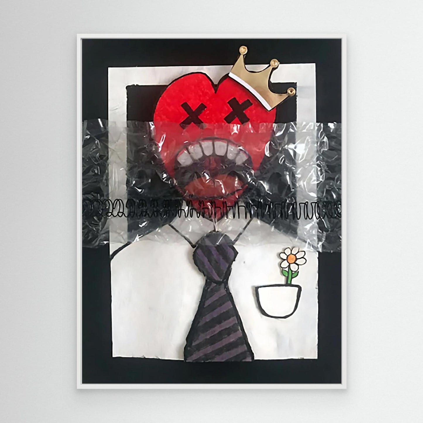 CANVAS ART PRINT: "SUFFOCATED (2025)" - THE ART OF RESILIENCE