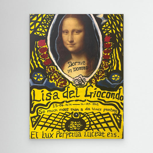 CANVAS PRINT: MONA RESURRECTA (2025) BY SLART