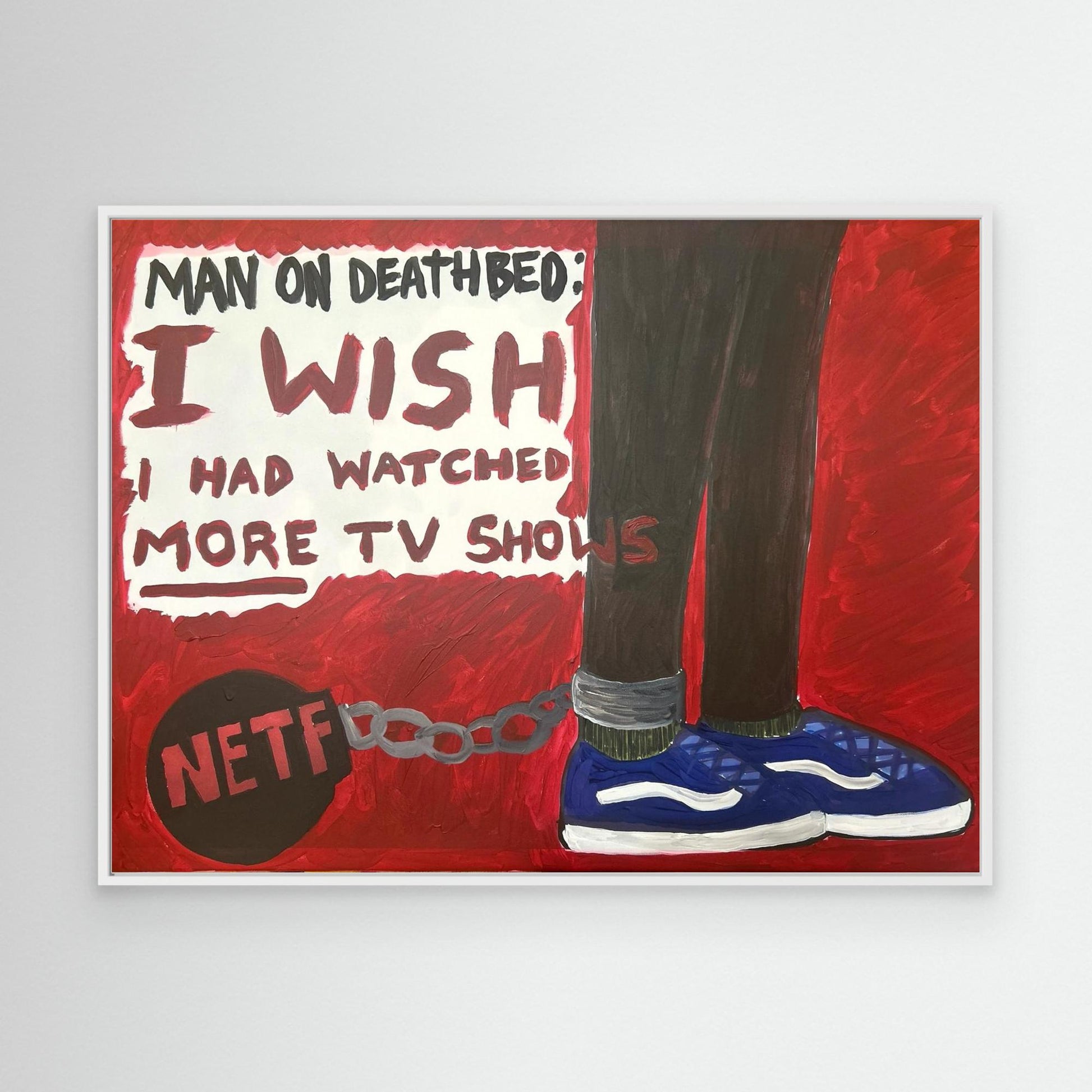 CANVAS ART PRINT: DEATHBED REDUX (2025) BY SLART
