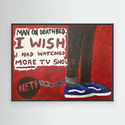 CANVAS ART PRINT: DEATHBED REDUX (2025) BY SLART