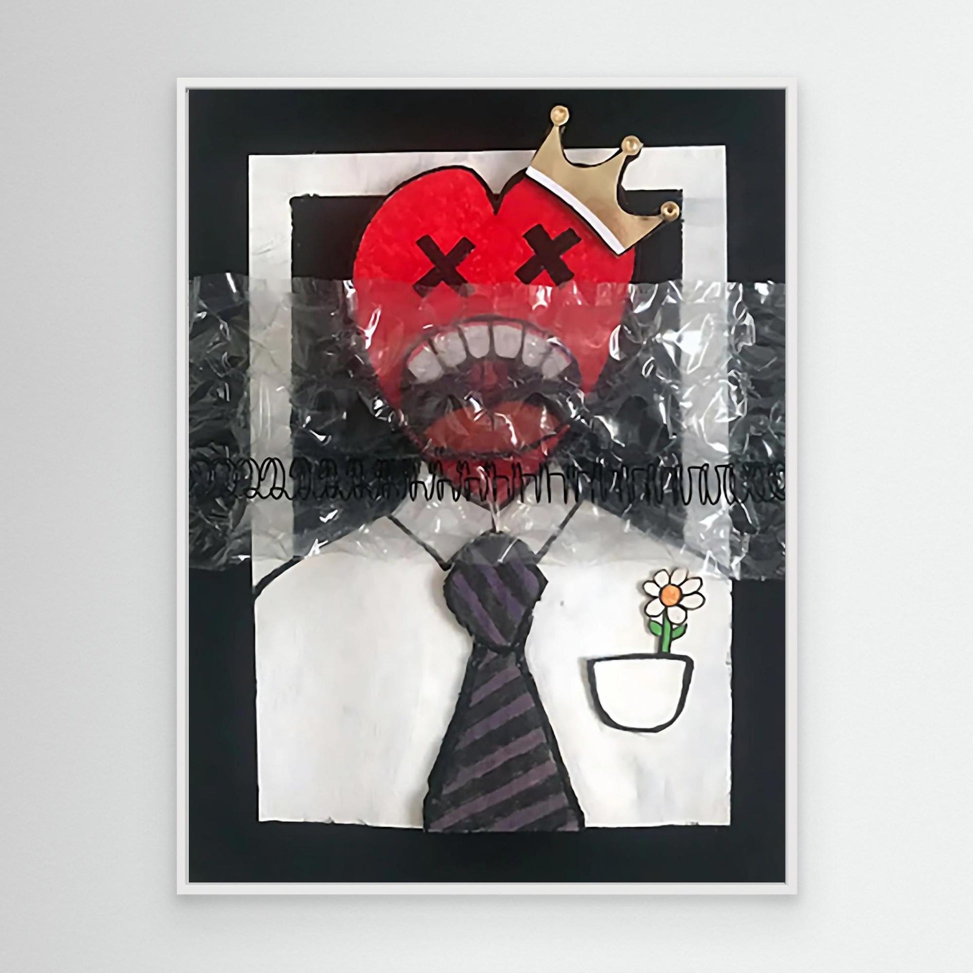 CANVAS ART PRINT: "SUFFOCATED (2025)" - THE ART OF RESILIENCE