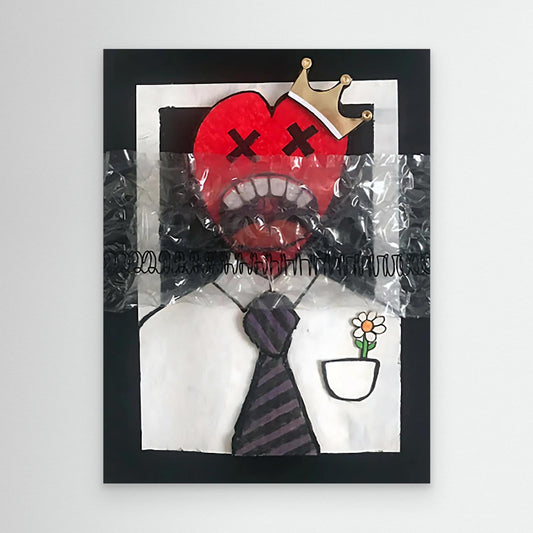 CANVAS ART PRINT: "SUFFOCATED (2025)" - THE ART OF RESILIENCE