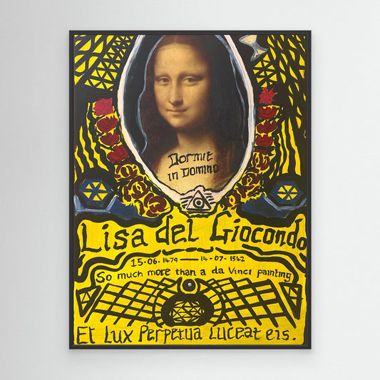 CANVAS PRINT: MONA RESURRECTA (2025) BY SLART